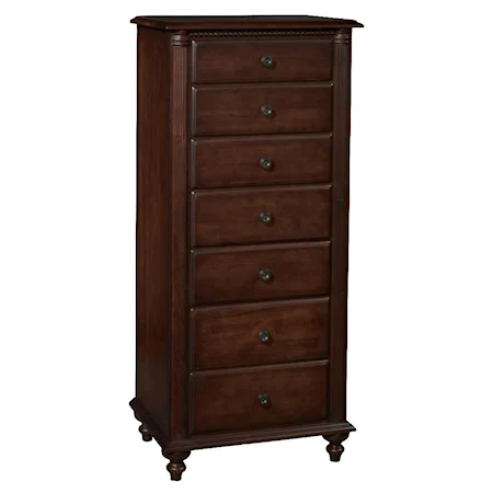 Lean Lingerie Chest with Tall and Thin Construction